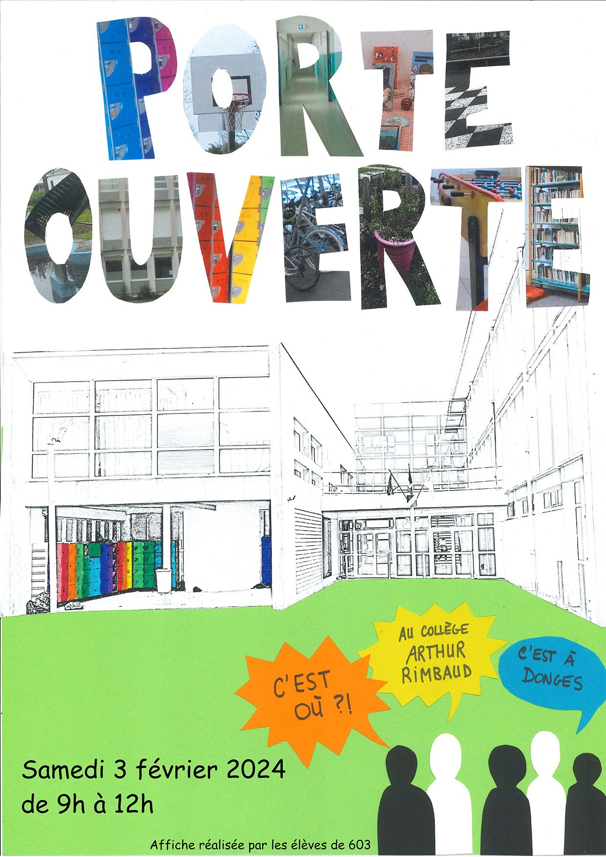 affiche porte ouverte web